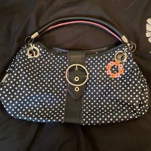 Used LeSportsac for The OC black and white bag